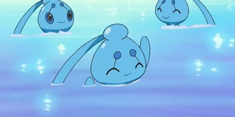 Wild Phione in Pokemon anime