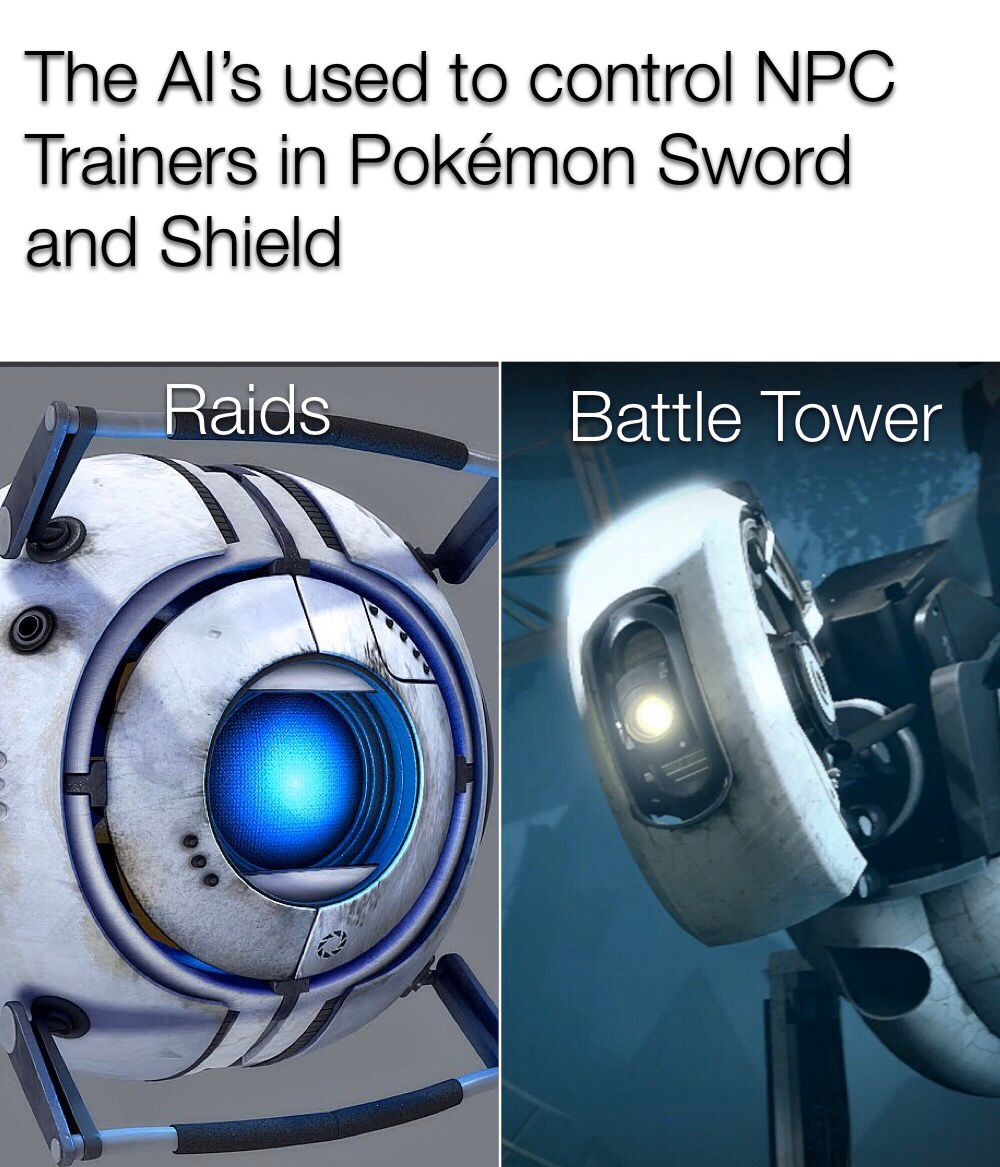 Pokemon Sword Shield AI Controlling NPCs Meme
