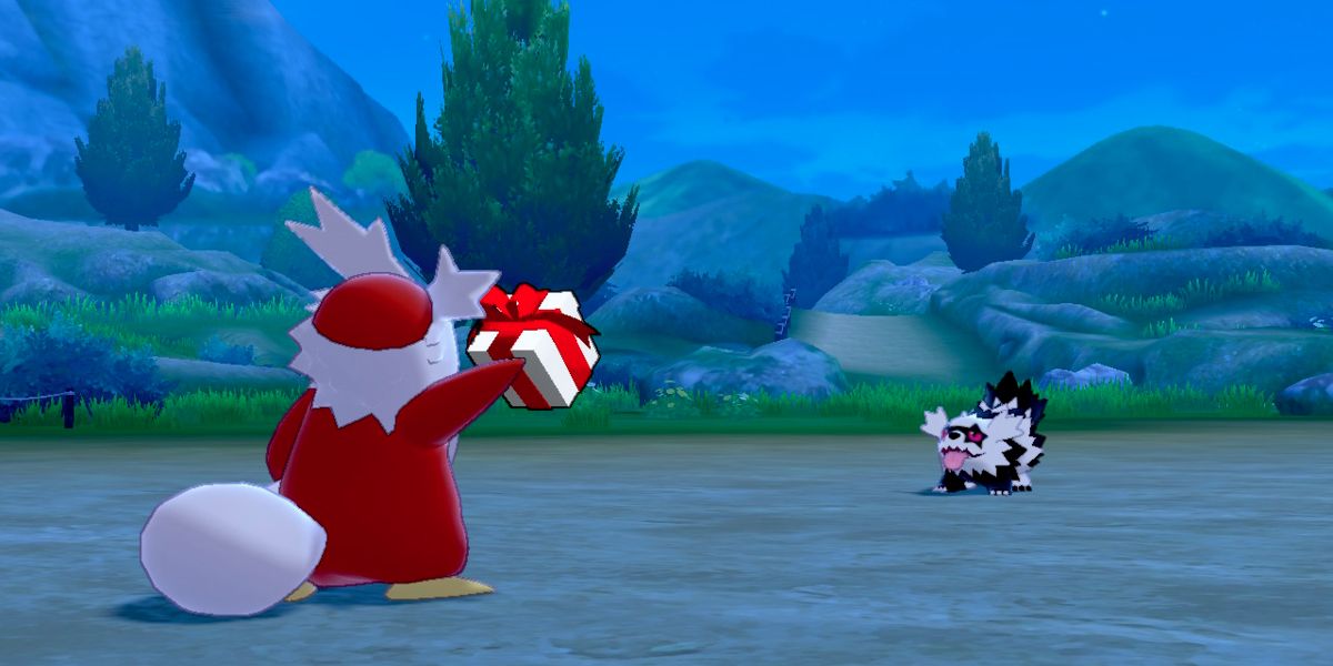 Game Pokemon Sword Shield Delibird Present Move