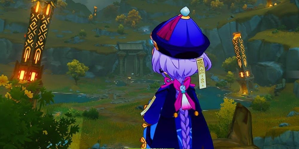 Qiqi Exploring in Genshin Impact