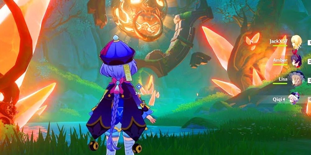Qiqi With Amber Genshin Impact