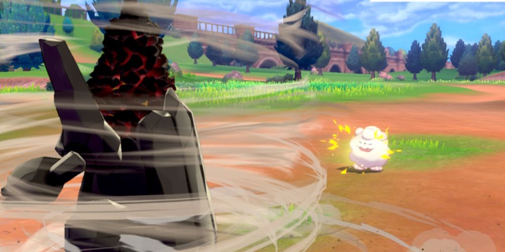 Coalossal's Rapid Spin in Pokemon Sword and Shield