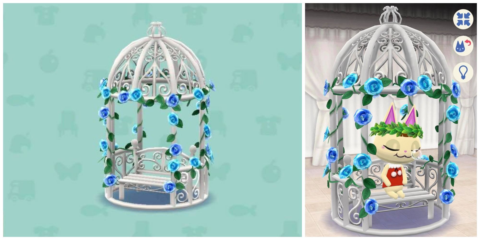 Rosy White Gazebo Animal Crossing Pocket Camp