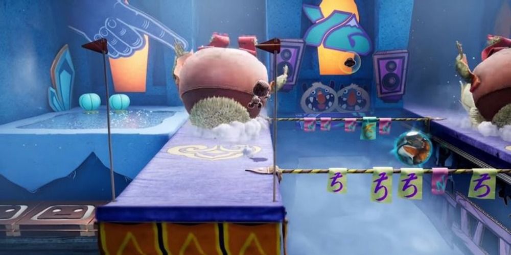 Sackboy running