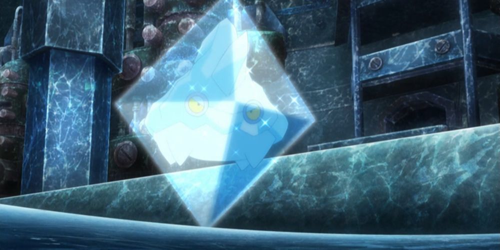 Bergmite using Sharpen in the Pokemon anime