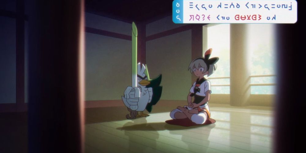 Bea and her Sirfetch'd in Pokemon Twilight Wings