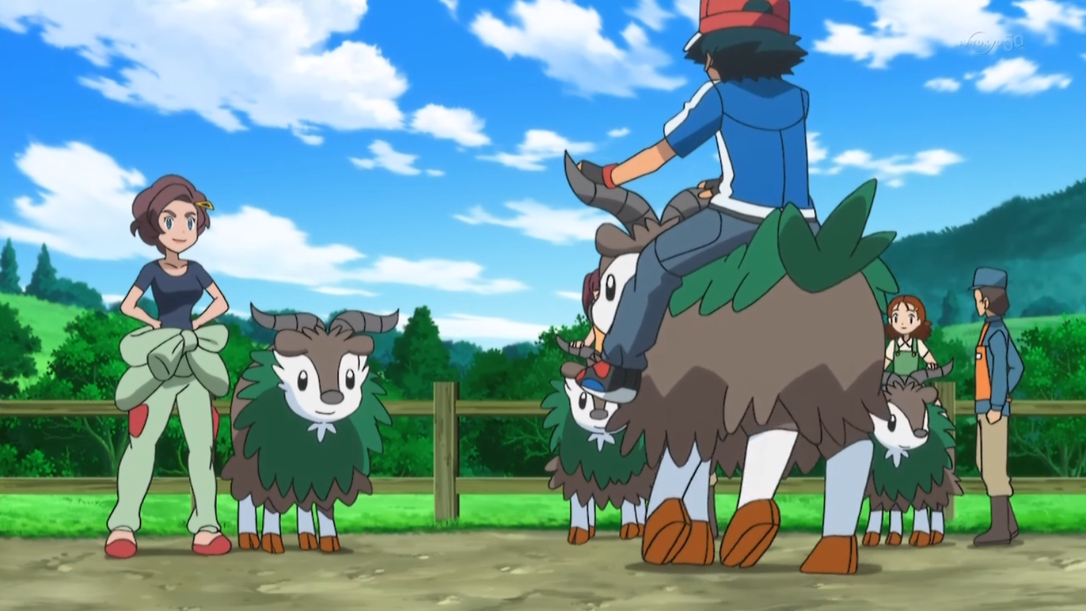 skiddo in the anime with ash