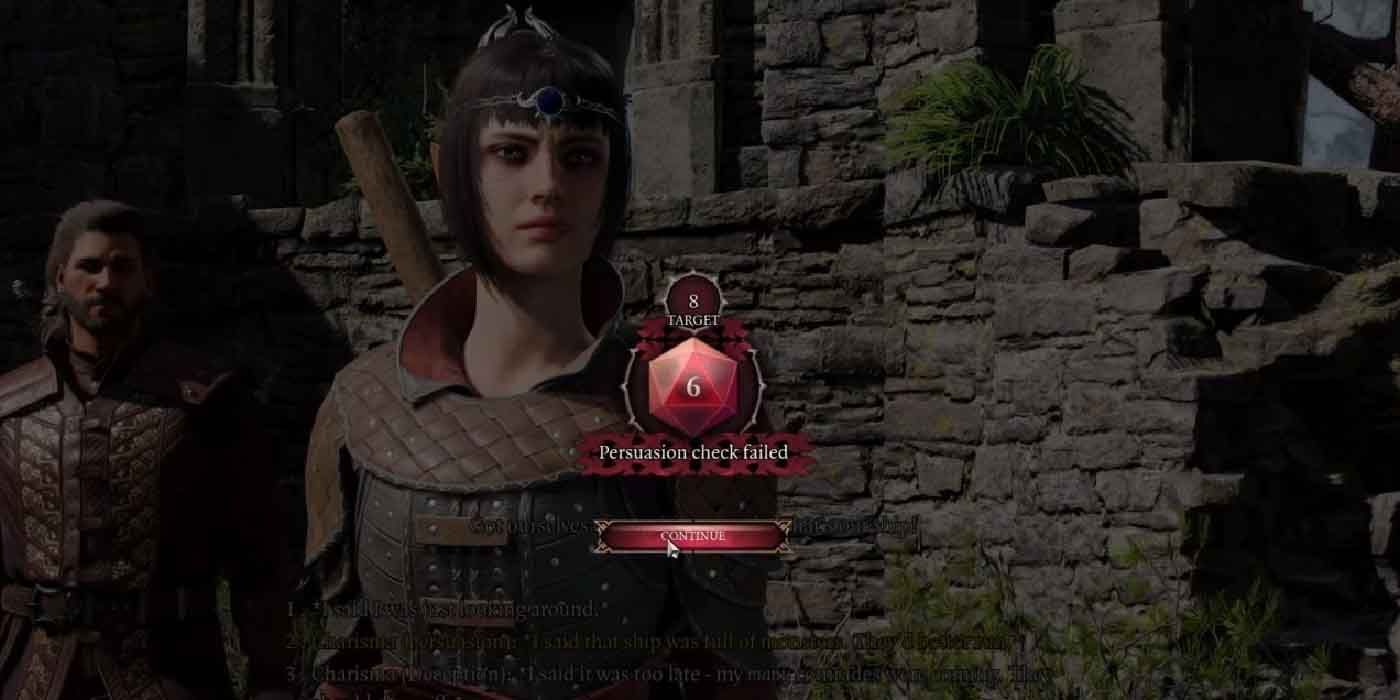 Baldur's Gate 3 Skill Check