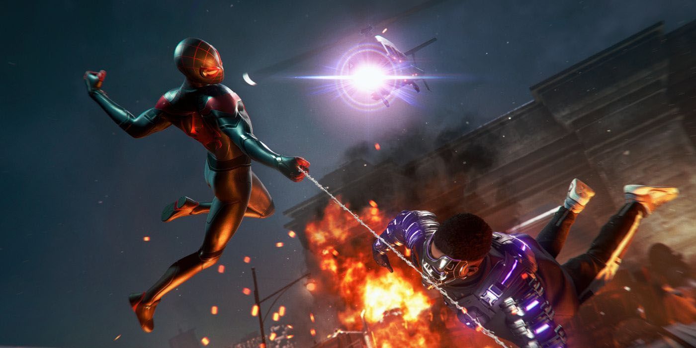 Spider-Man fighting