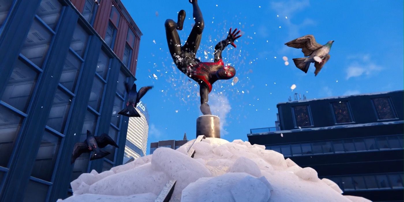 Gameplay screenshot from Spider-Man: Miles Morales