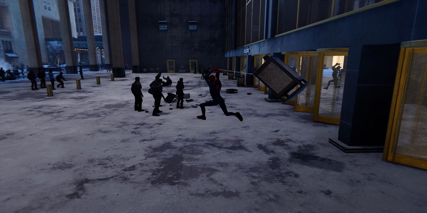 Gameplay screenshot from Spider-Man: Miles Morales