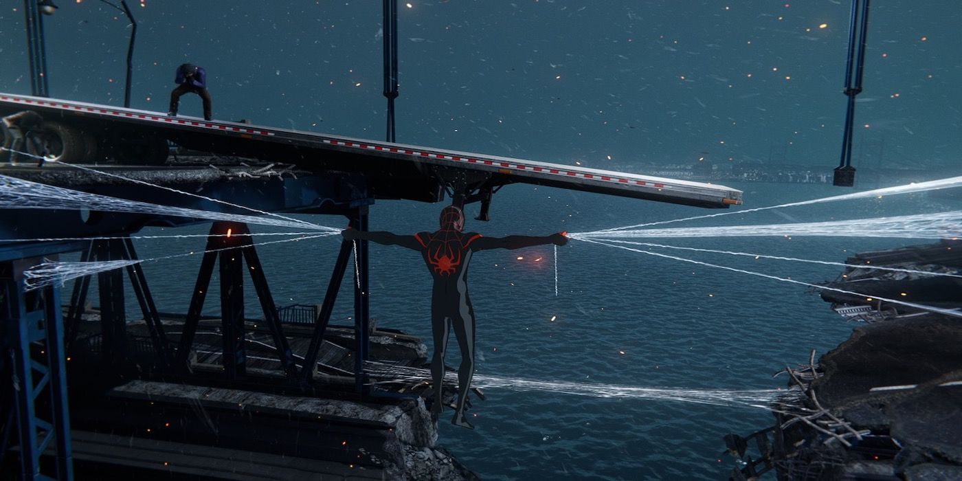 Gameplay screenshot from Spider-Man: Miles Morales