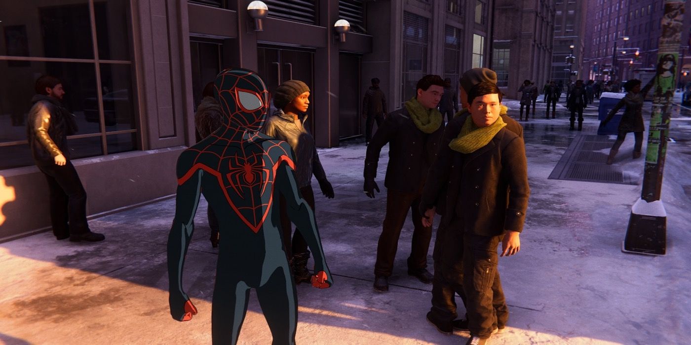 Gameplay screenshot from Spider-Man: Miles Morales