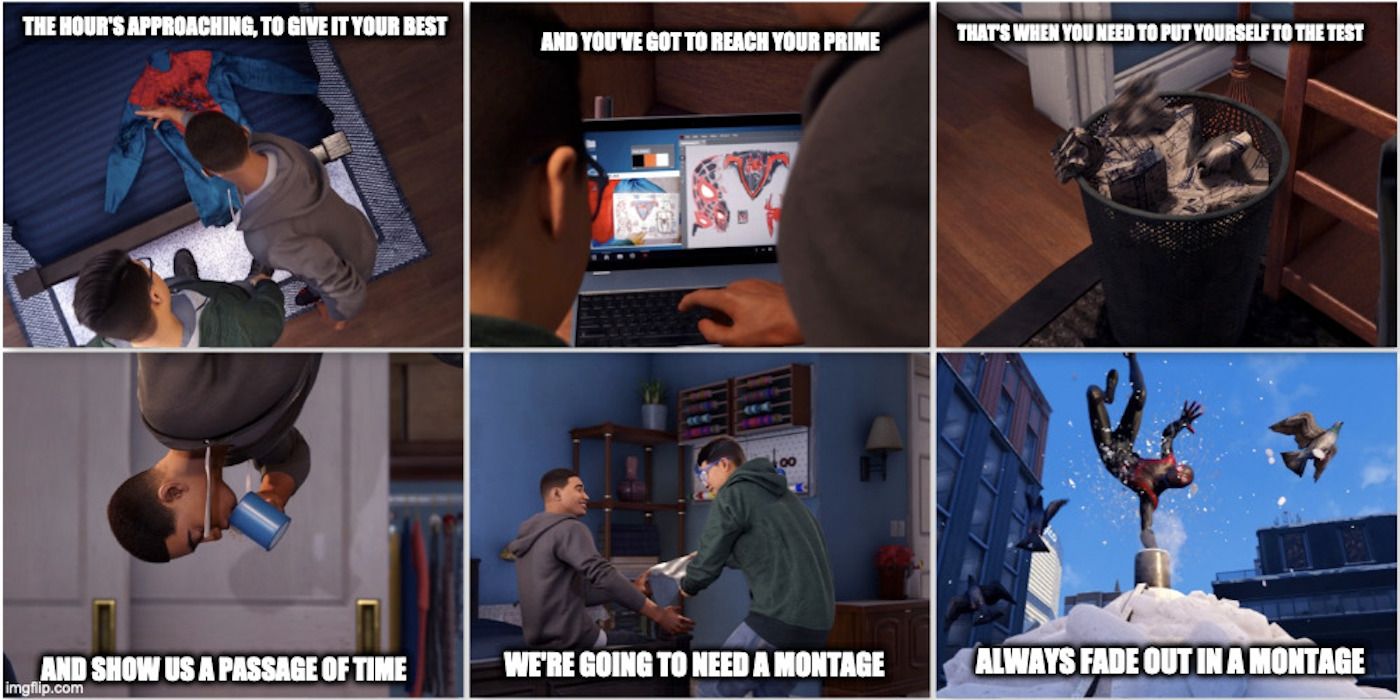 Meme about Spider-Man: Miles Morales