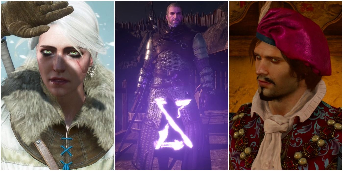 Witcher 3 ciri, geralt, dandelion