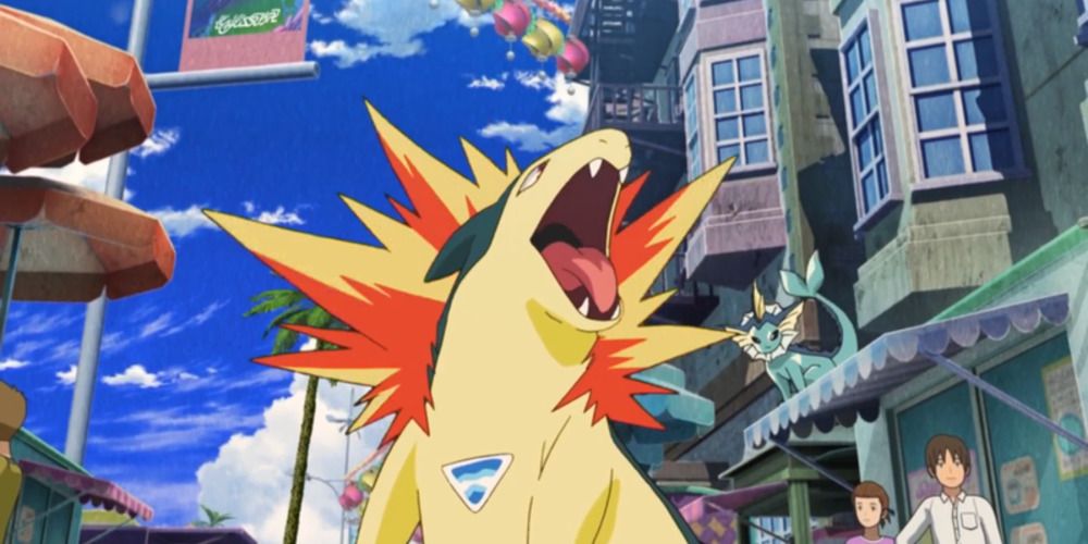Typhlosion in Pokemon anime