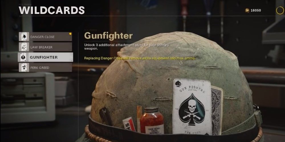 Wildcards Menu in COD Cold War