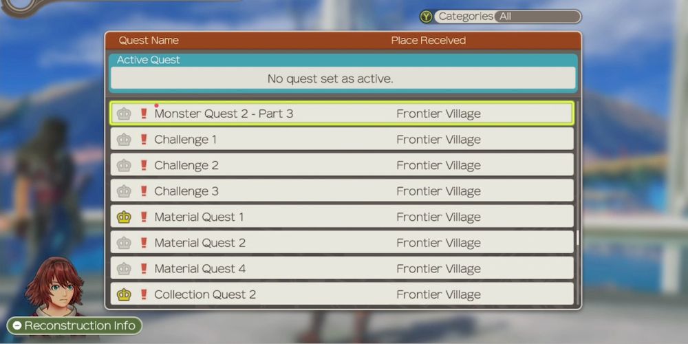 Xenoblade chronicles quest log copy