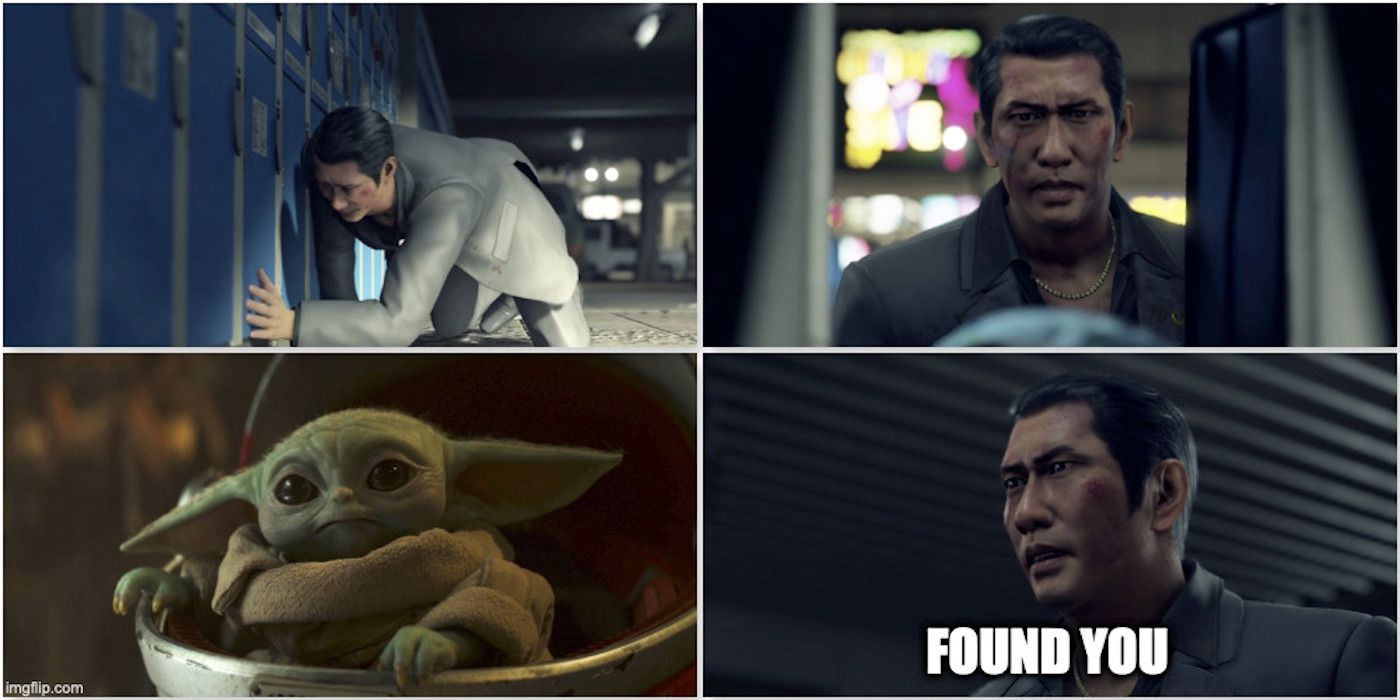 A meme from Yakuza: Like A Dragon