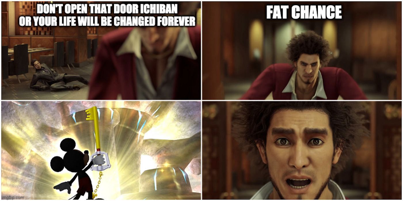 A meme from Yakuza: Like A Dragon
