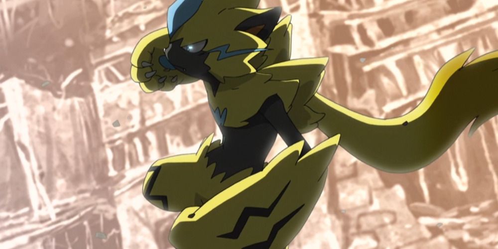 Zeraora in Pokemon anime