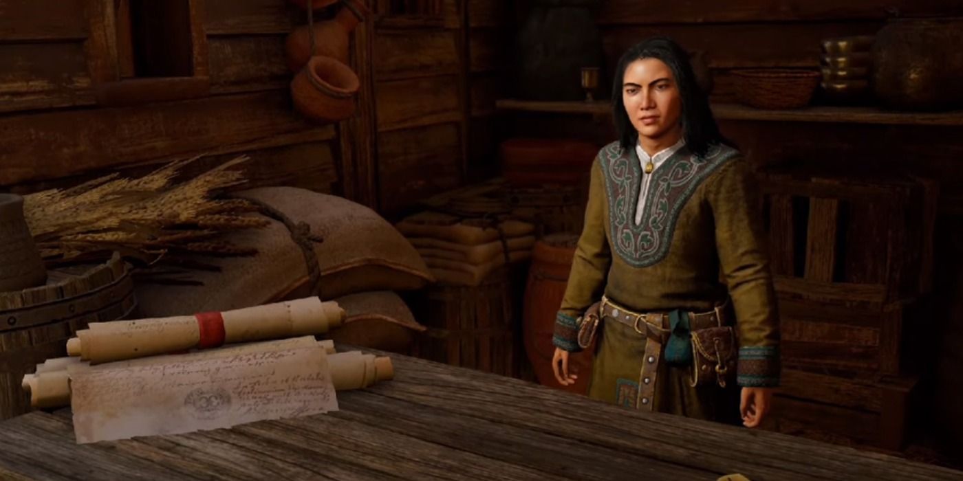 Yanli in the Trading Post in Assassin's Creed Valhalla