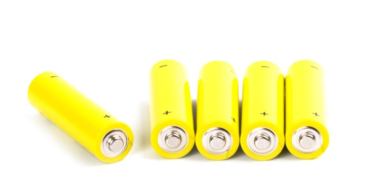 A bunch of batteries