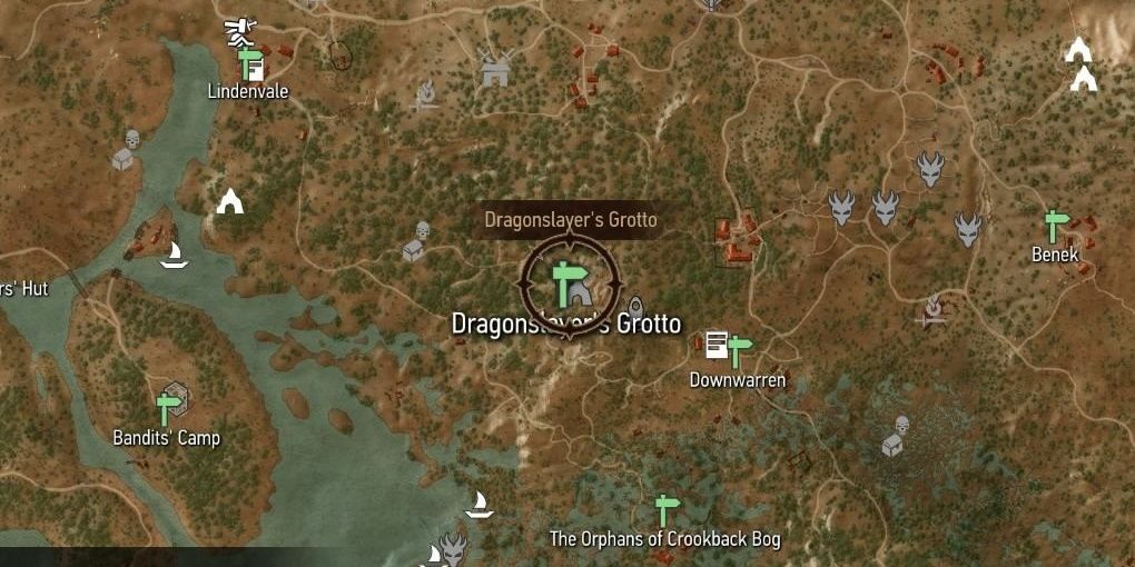 dragonslater grotto marker location