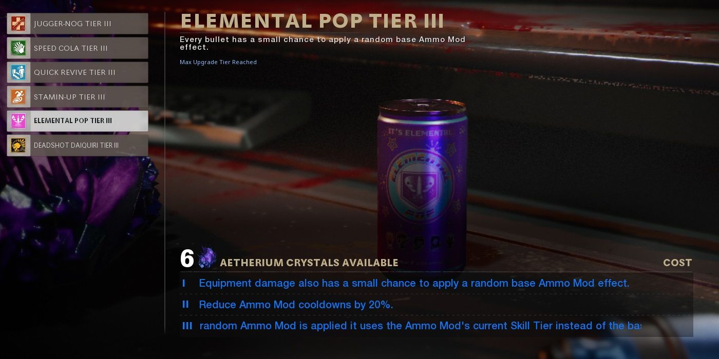 black ops cold war elemental pop upgrades