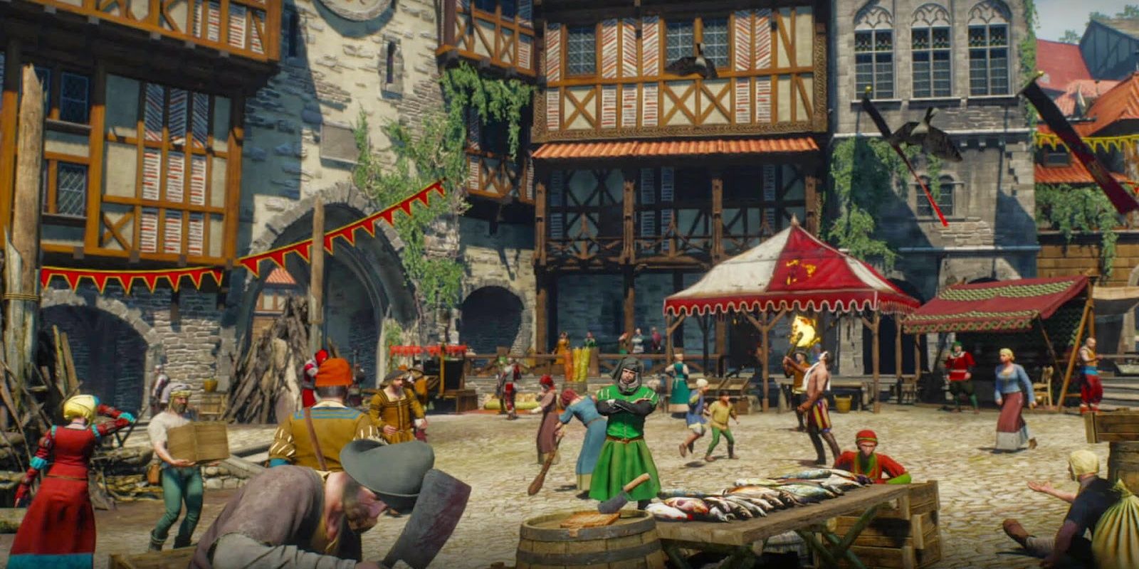 Town square in novigrad