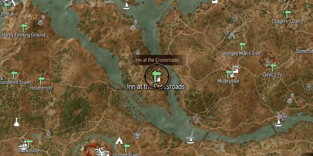 Inn at the Crossroads marker location
