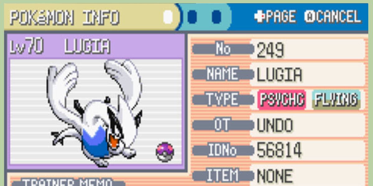 lugia firered
