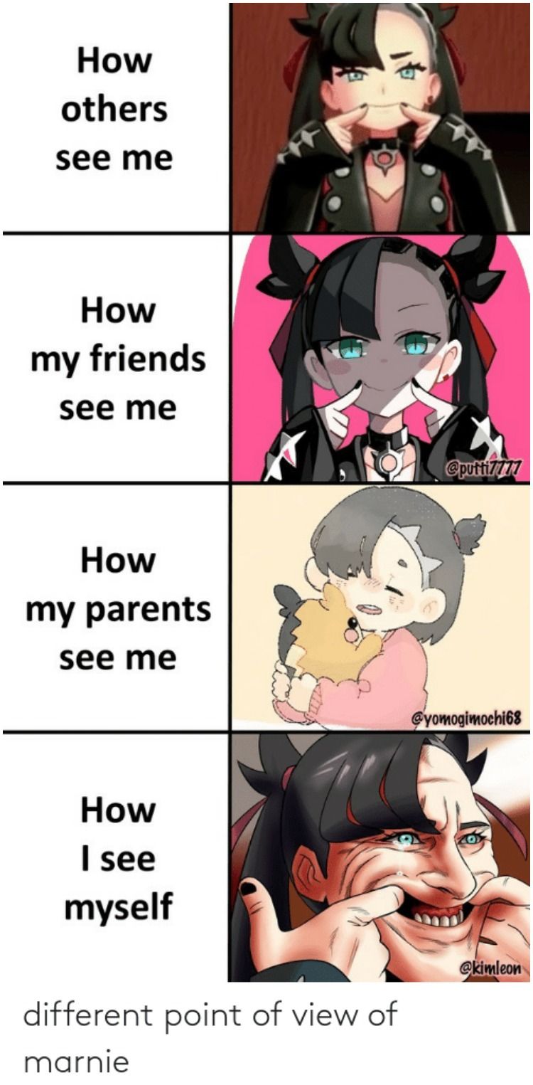 Pokemon Sword and Shield Marnie smile meme