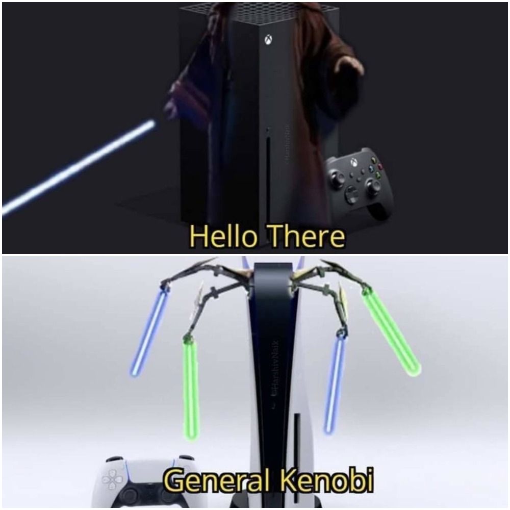 Star Wars Xbox PS5 meme