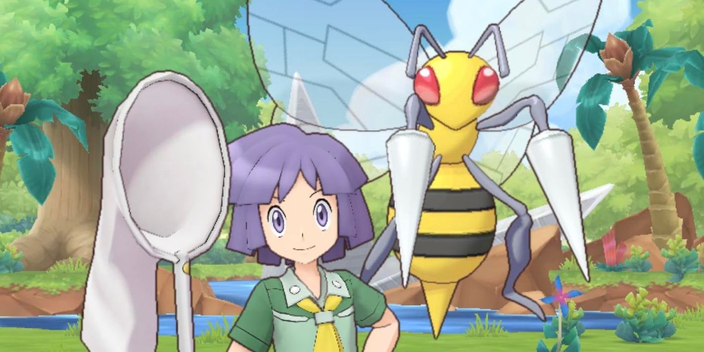 bugsy with net and beedrill