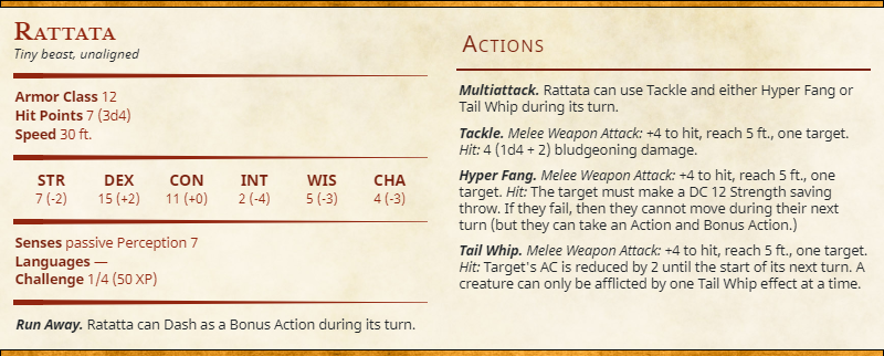 rattata Corrected