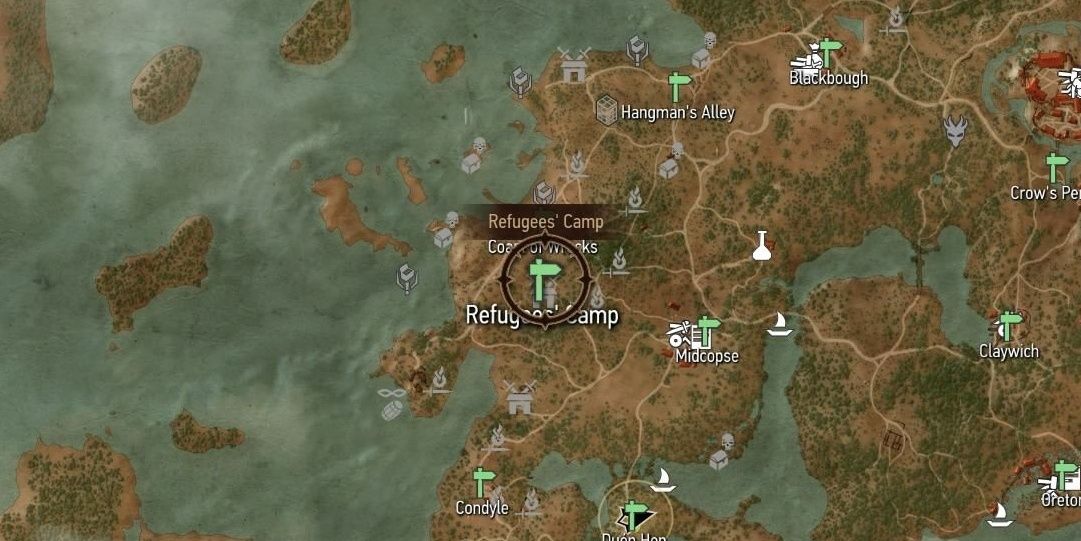 refugees camp marker location