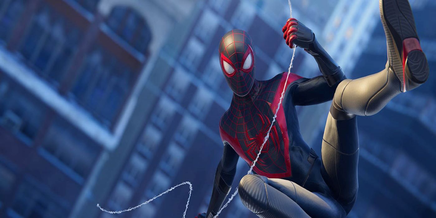 Miles Morales Swinging