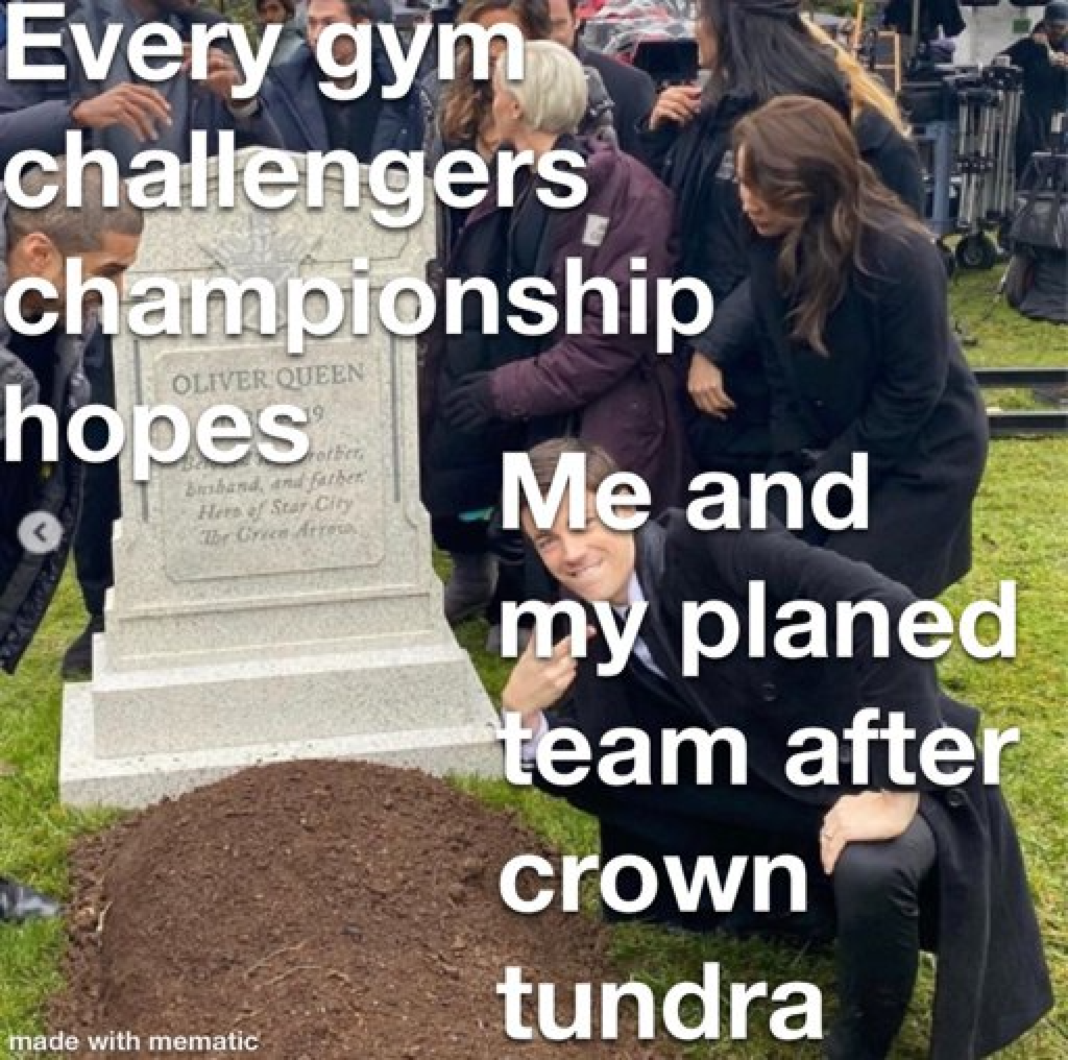 thumbs up at grave meme