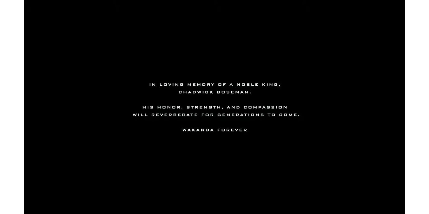 message to Chadwick Boseman in Miles Morales.