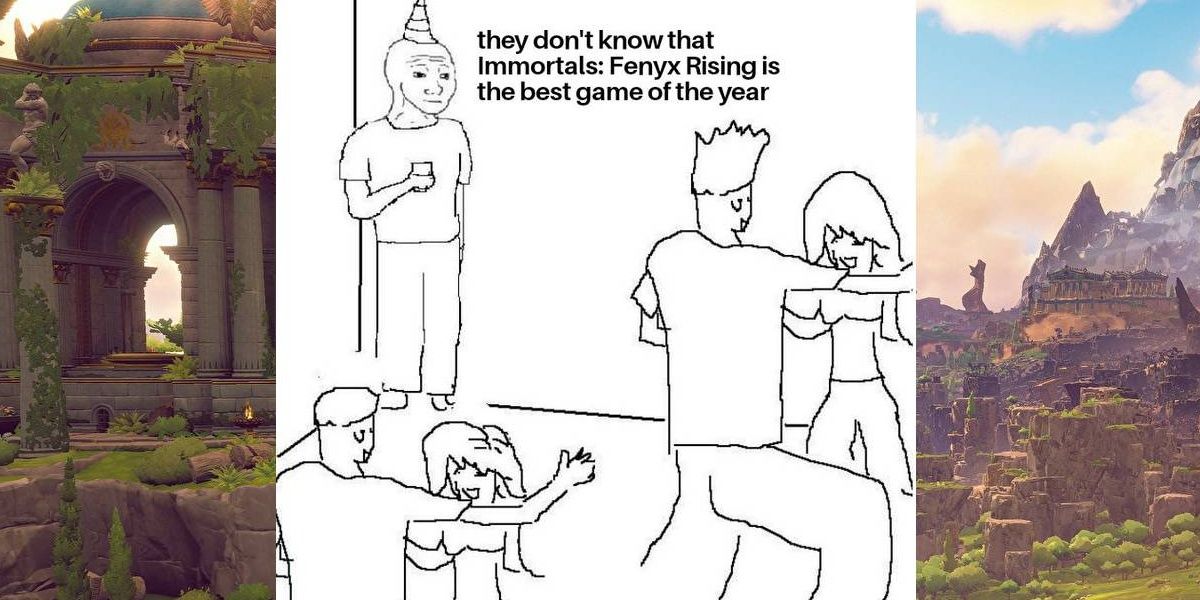 meme about Immortals Fenyx Rising being the best game of 2020