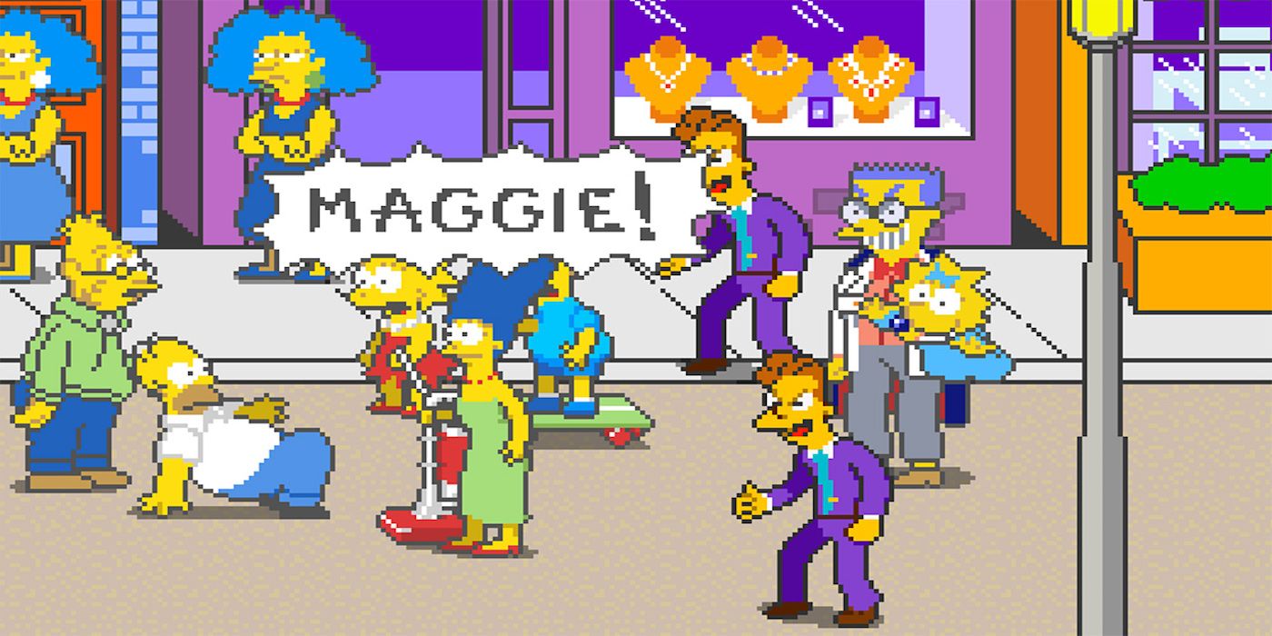 The Simpsons Arcade gameplay screenshot