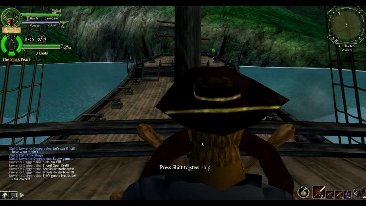 Pirate steering ship