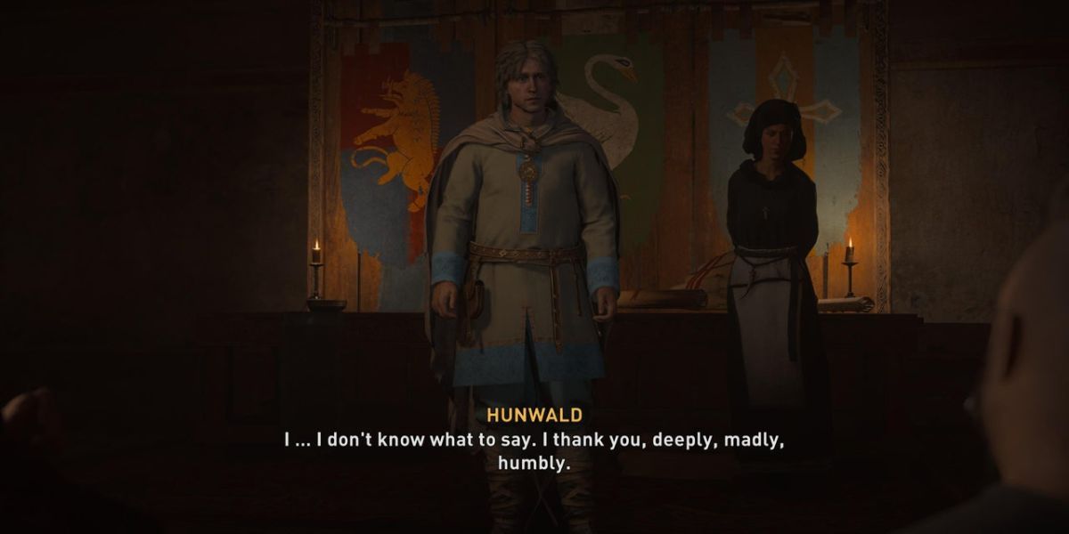 Hunwald becoming ealdorman in AC Valhalla