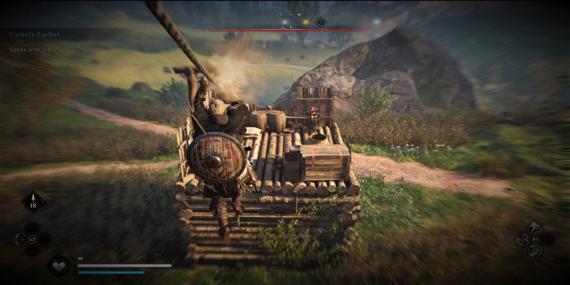 Assassins Creed Valhalla Combat Rope Slide