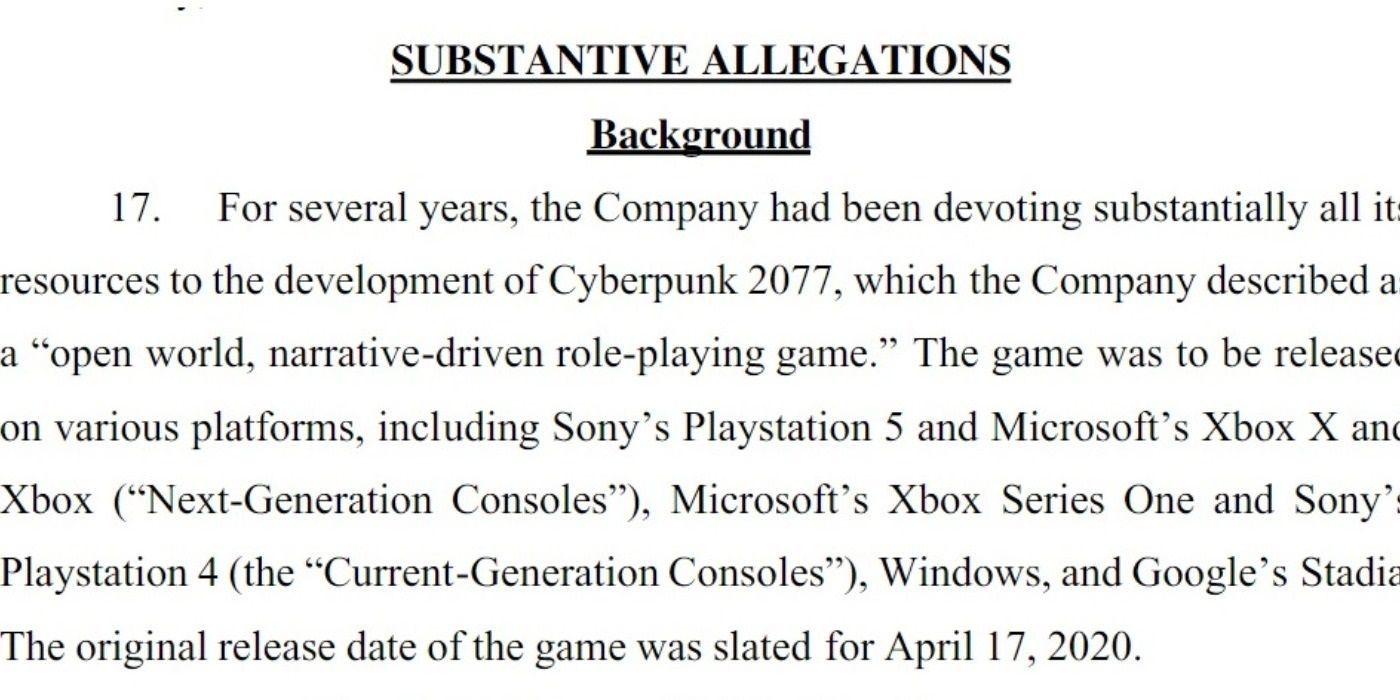 CD Projekt Red Lawsuit Xbox Mishap