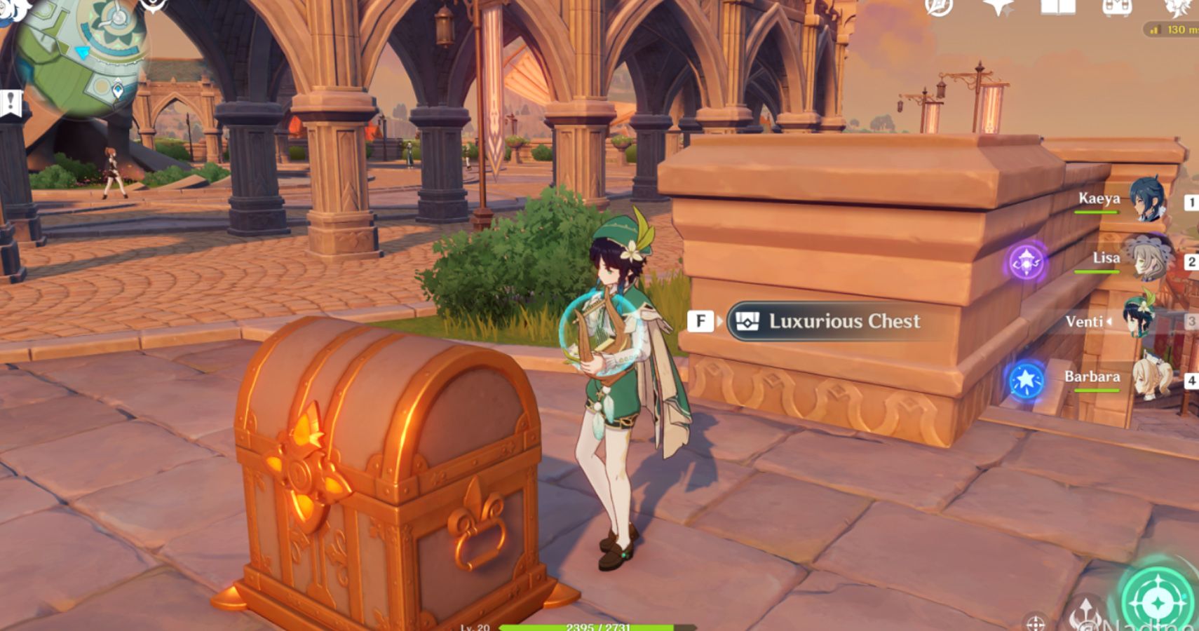 Genshin Impact: Venti About To Open A Luxurious Chest