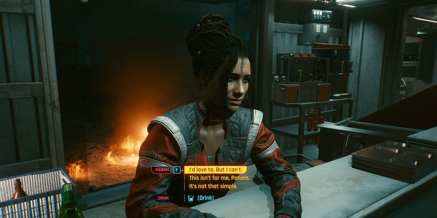 Cyberpunk 2077: Dialog Options With Panam