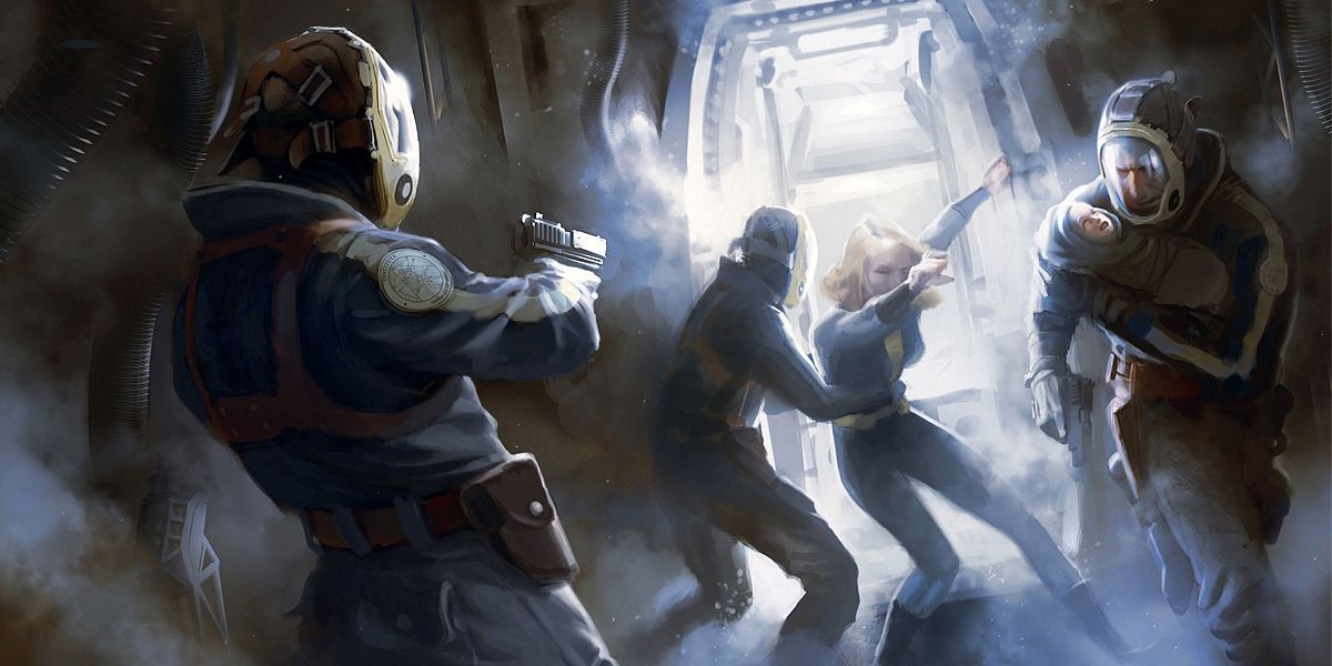 concept art of abuction scene