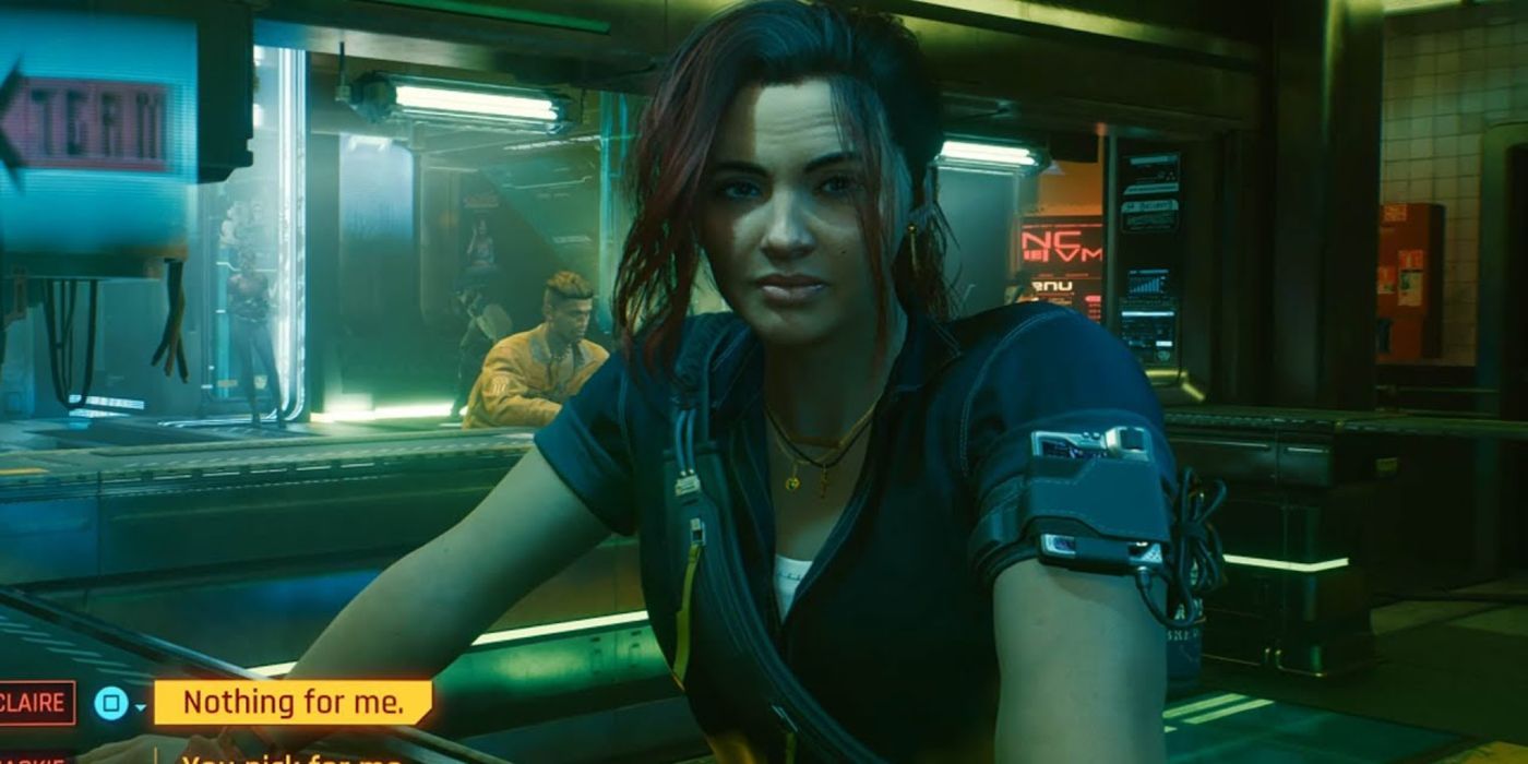 Cyberpunk 2077 Claire at the Afterlife